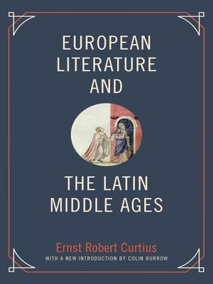 cover image of European Literature and the Latin Middle Ages